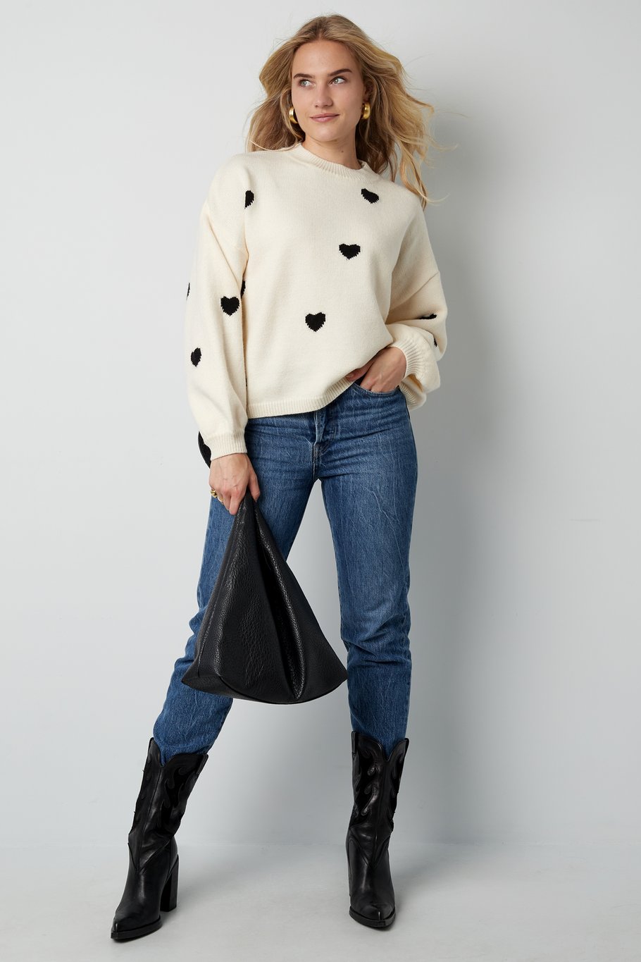 Pullover „Heartfelt Hugs“ – cremeweiß Bild5